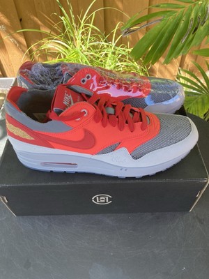 Size 11 - 2021 Nike Air Max 1  CLOT Kiss Of Death Solar Red  *BRAND NEW* 