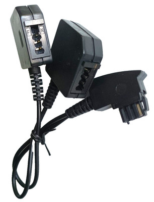 Telefon TAE F Y Kabel Weiche Splitter Adapter Verteiler Stecker 2 TAEF Buchse  