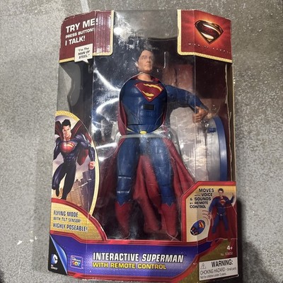Interactive Superman 14'' Remote Control MAN OF STEEL Thinkway Toys MIB NEW