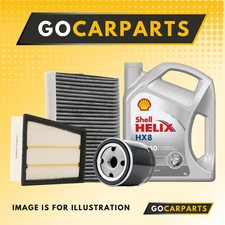 FOR PORSCHE CAYENNE 3.0 DIESEL 10-25 3 PIECE FILTER SERVICE KIT SHELL OIL