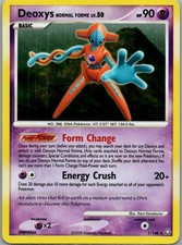Deoxys Normal Forme 1/146 Holo Rare Legends Awakened Pokemon Moderately Played on eBay