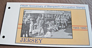 Jersey 1993 Blampied's Occupation Stamps Presentation Pack...24a2