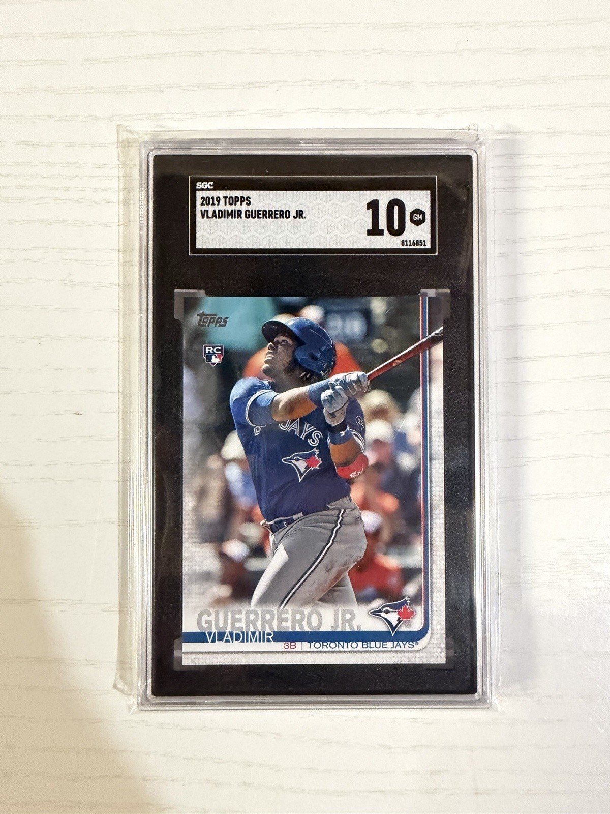 Vladimir Guerrero Jr 2019 Topps Rookie SGC 10
