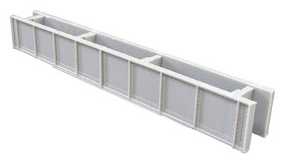 Green Max Rail Overpass Small 39'' Unpainted Kit for Flex Tracks N Scale