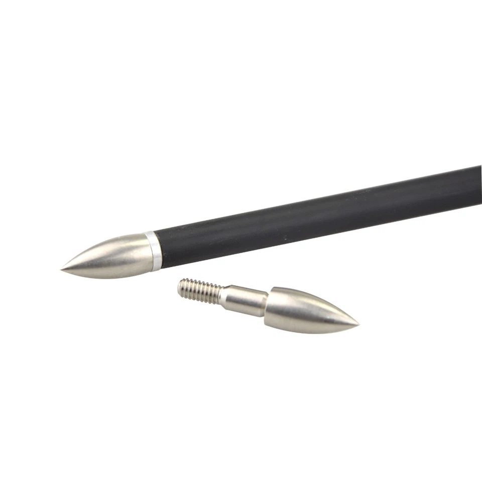 12Pcs Archery Screw Broadhead 100-350Grain Arrow Field Point Bullet Bow Shooting - Image 2 of 4