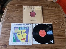 Yoko Ono 'Every Man Has a Woman' 1984 LP in shrink w/ hype sticker ex cond + 12"