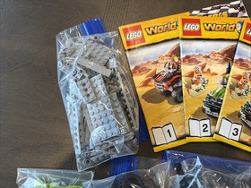 LEGO 8864 World Racers Desert of Destruction - 100% Complete w/Books & Minifigs