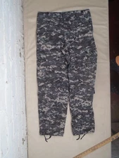 Proper Tactical Military Cargo Pants Digital Camo Black Gray Paratrooper Size M