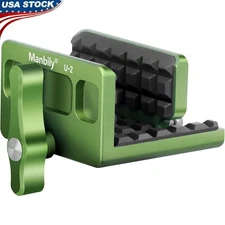 Universal Shooting Saddle Clamp Portable Rest W/ Rubber Pads Ergonomic Knob New