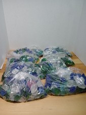 2lb Bag Sea Glass Synthetic Tumbled Glass Art Project Pink Blue Green White 