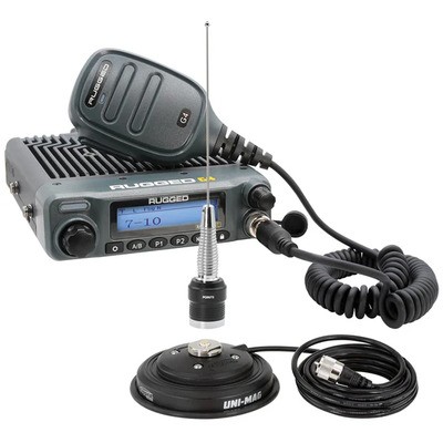 Rugged Radios RK-G4, Kit Radio Receiver G4 46 Watt Black Plastic