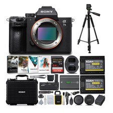 Sony Alpha a7 III 24.2MP Mirrorless Camera Body Accessories Bundle