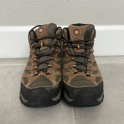 Merrell Moab 3 Men s Size 10 Wide Brown Vibram Waterproof Outdoor Trail Shoes