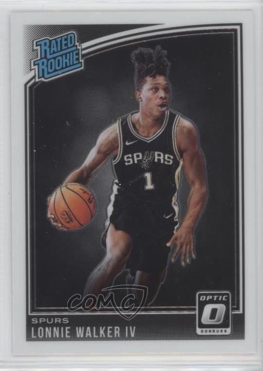 2018-19 Panini Donruss Optic Rated Rookie Lonnie Walker IV #174 12yh