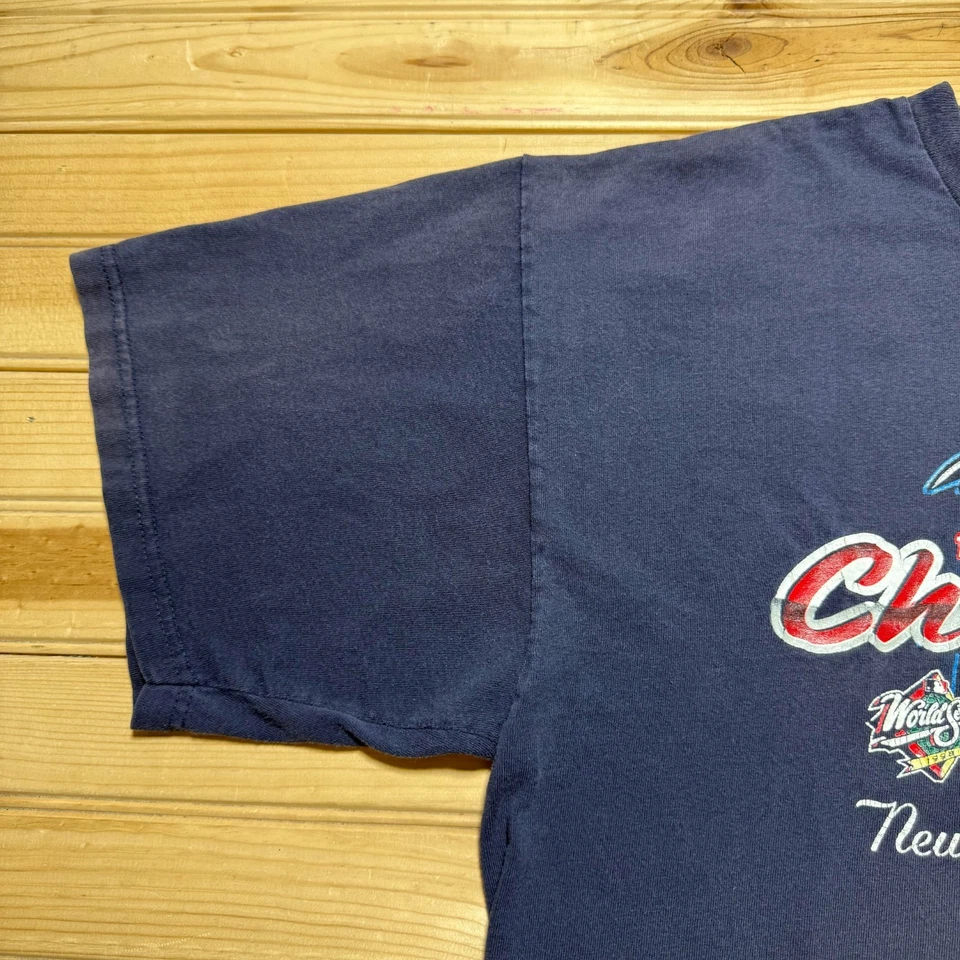 Vintage 1998 New York Yankees MLB American League Champions Baseball T-Shirt XL - Image 3 of 4