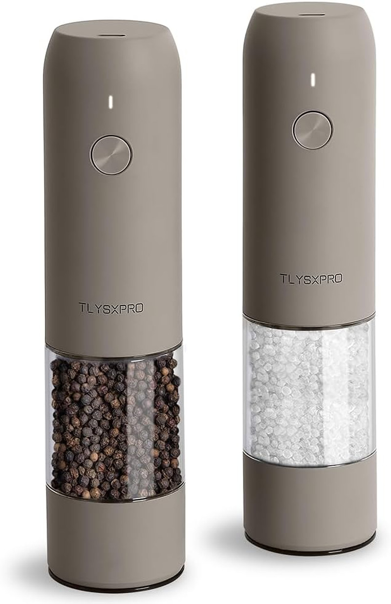 Set Macina Sale e Pepe Elettrico Luxury | Acciaio Inox e Ricarica USB-C