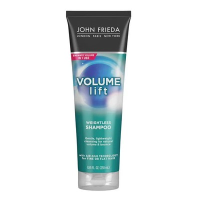 John Frieda VOLUME LIFT WEIGHTLESS SHAMPOO Fine or Flat Hair 8.45 oz 250 ml NEW