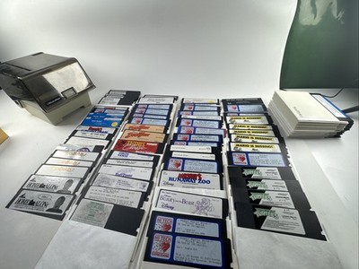 HUGE PC Game Lot IBM MS-DOS Computer Game Lot 42 games TMNT Disney MEGA MAN Case