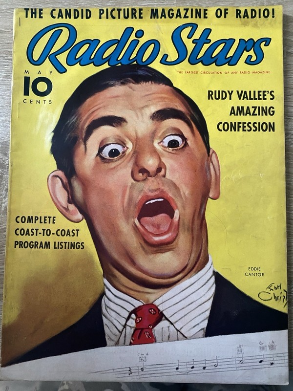 May 1938 Radio Stars Eddie Cantor Magazine