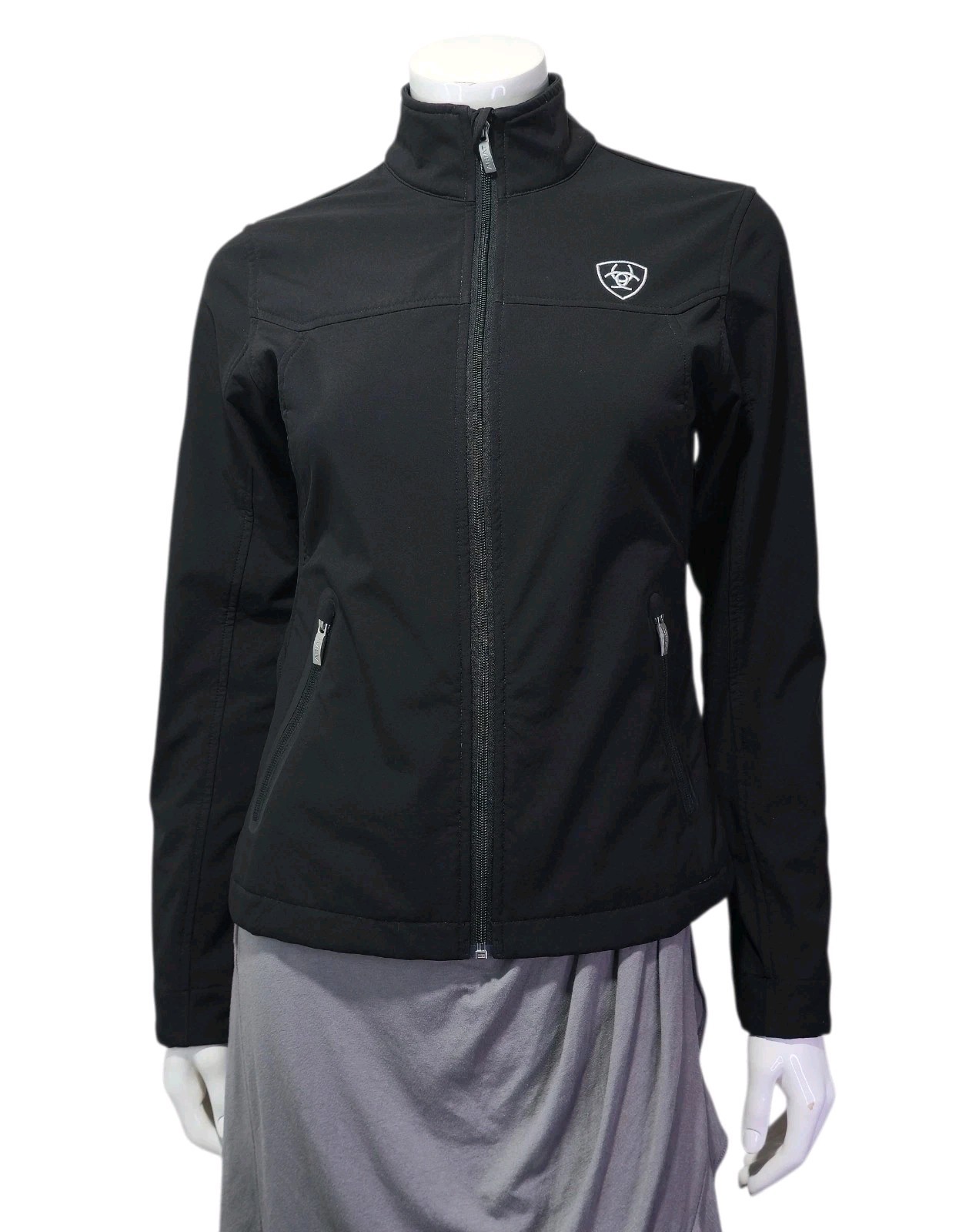 Ariat New Team Black Softshell Jacket Women's Siz… - image 3