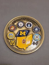 RARE 2025 UNIVERSITY OF MICHIGAN VETERAN OF THE GAME COIN 