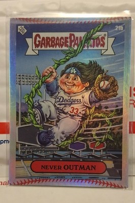 Garbage Pail Kids GPK x MLB Series 3 Stitch Foil 21B James Never Outman /199