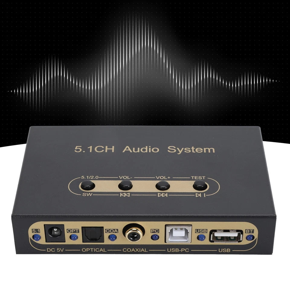 5.1CH Sound Decoder Converter For DTS AC3 Digital Sound System - Bild 2 von 4