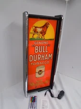 Bull Durham Tobacco LED Display lighted sign lightbox Wall Hanging Light