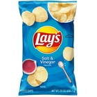 Lay's SALT & VINEGAR Flavored Potato Chips Tangy 7.75 Oz. (1 Bag)