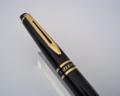 Stylo Bille Prestige Waterman Liaison Laque Noire - Neuf De Stock, Modèle MX507, Fabriqué En France