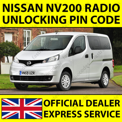  NISSAN NV200 AUTORADIO NAVIGATION ENTSPERREN PIN CODE SCHNELL & ZUVERLÄSSIG 