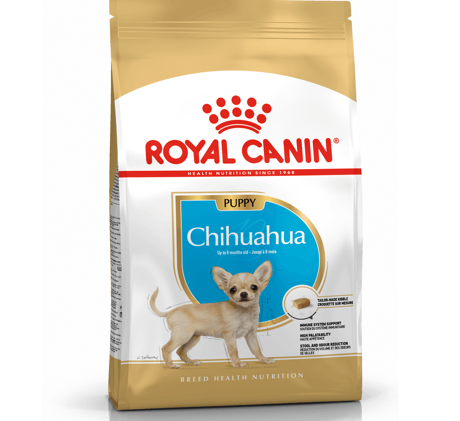 ROYAL CANIN PUPPY CHIHUAHUA BREED 1.5kg : Dog Dry Kibble Food rc Junior Pet Feed