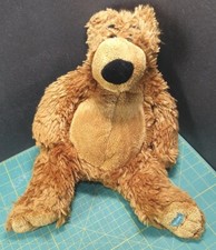 Animal Alley Hug Club Teddy Bear Plush 16" Shaggy Stuffed Animal Caramel Brown