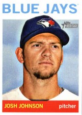 2013 Topps Heritage Josh Johnson #23 Baseball DNA Games