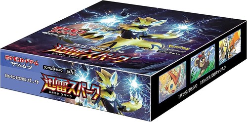 Pokemon Card Game Sun & Moon Thunderclap Spark Booster Pack SM7a Sealed F/S New - Picture 3 of 4