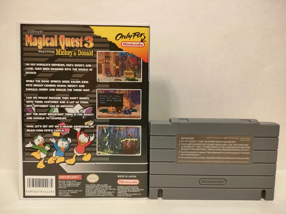 Disney's Magical Quest 3 Starring Mickey & Donald for Super Nintendo (SNES) - Image 2 of 2