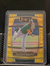 Frankie Montas 2022 Select Concourse Level - Gold Prizm # 1/10 66  A's