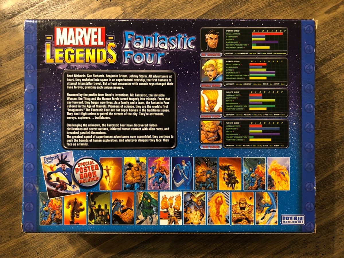 Marvel Legends Fantastic Four フィギュアセット Marvel Legends FANTASTIC FOUR Box-Set Toy Biz | eBay
