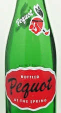 Pequot; Pequot Spring Water Co.; Glastonbury, Conn.; ACL soda pop bottle