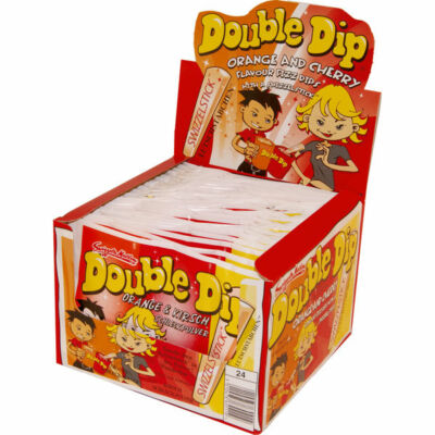 Double Dip DOK Schleckpulver Orange & Kirche 24er Pack 