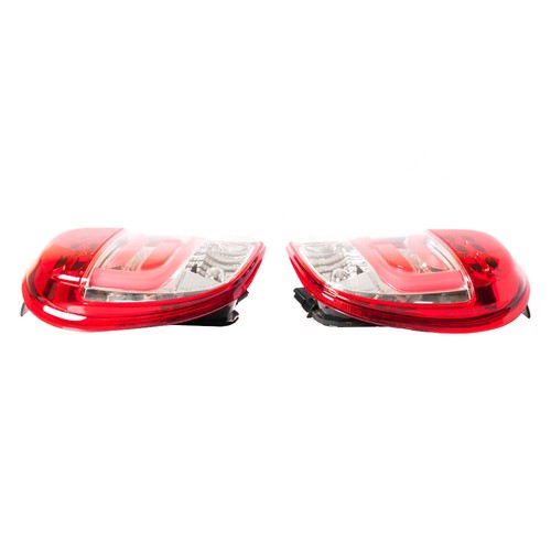 Tail Light Lamp Red Clear Len + Bulb 2 Pc Fits Nissan Micra K13 March 2010 2014 - Picture 3 of 5