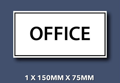 Büro Aufkleber Zimmer Türschild selbstklebend Vinyl Decal für Hotel B&B S336