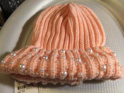 TASHA POM Beanie BEADED WOMENS OS ONE 