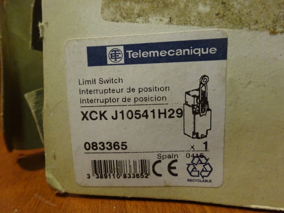 Telemecanique 083365 limit switch XCK J10541H29 | eBay