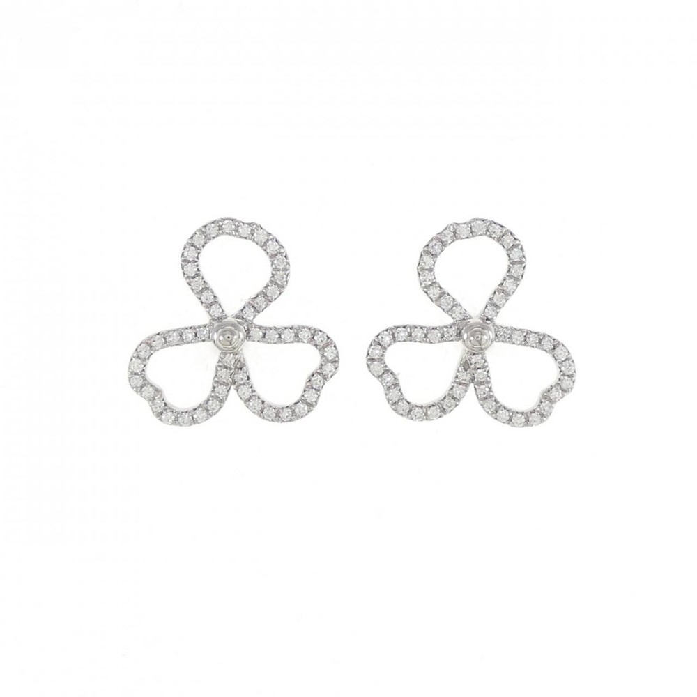 Authentic Tiffany Paper flower OPEN FLOWER mini Earrings  #260-007-375-5326
