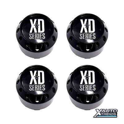 4 x XD Series Wheel Center Cap XD795/XD786 Gloss Black 464K98GB