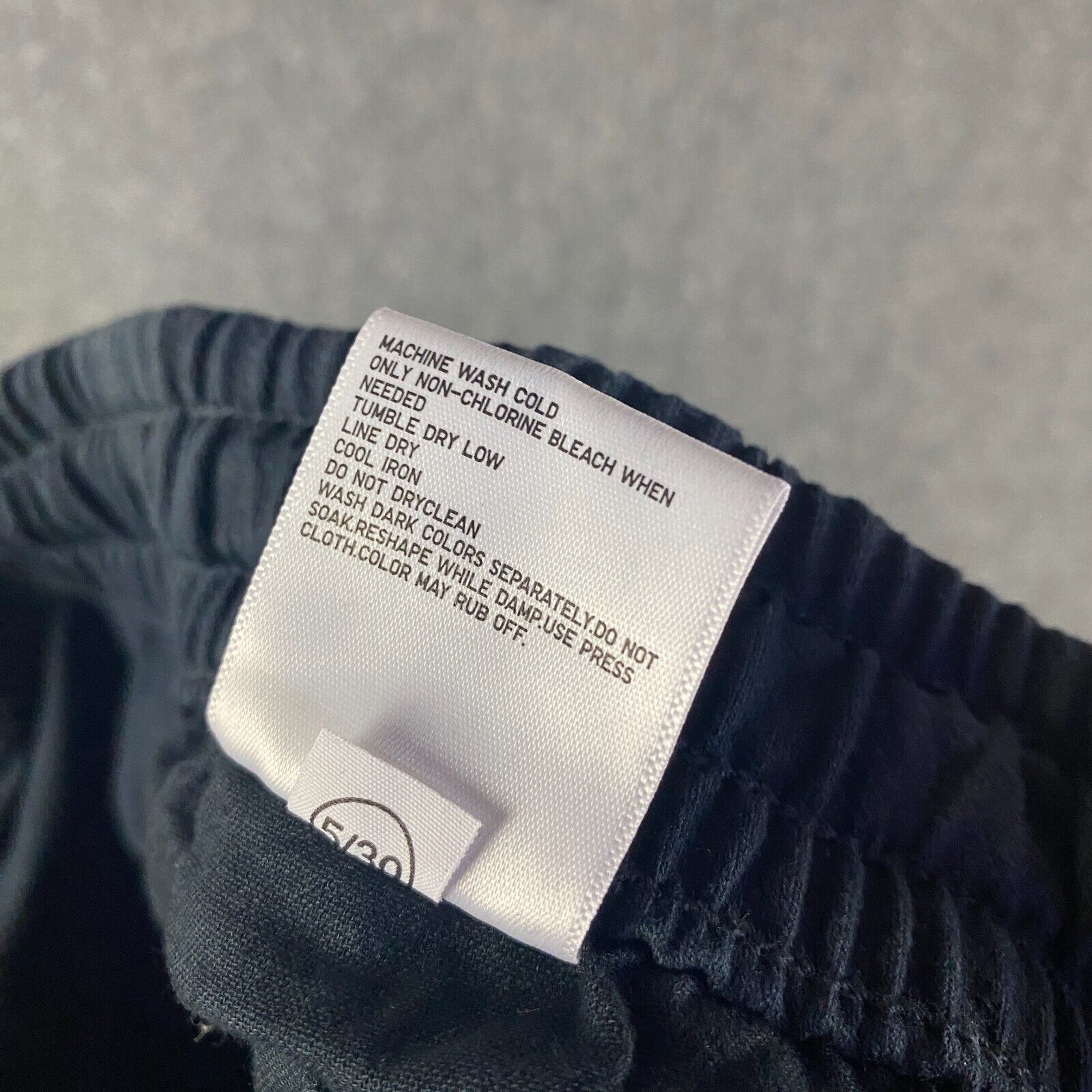 Uniqlo Pants Womens Small Blue Joggers Drawstring Tapered Cotton Blend thumbnail 9