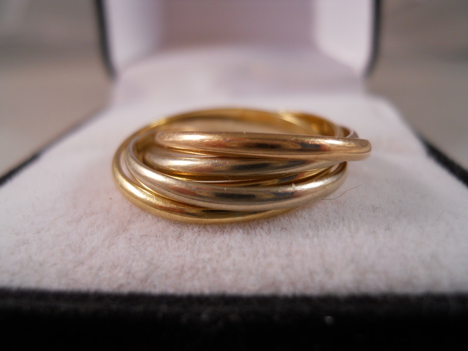 UNOAERRE 18K YELLOW GOLD ROSE GOLD WHITE GOLD 5 E… - image 8