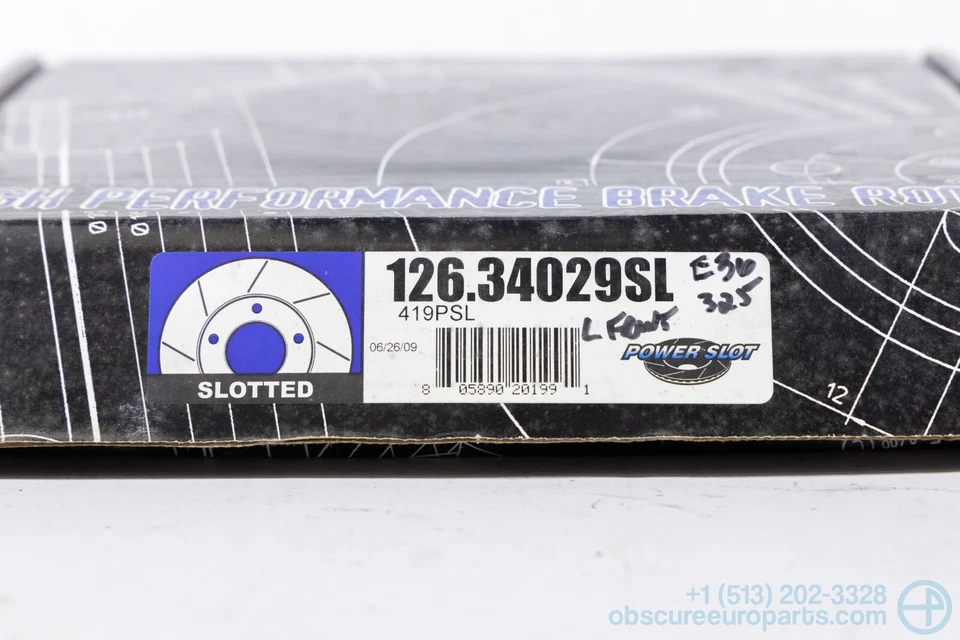 Juego de rotor de freno delantero ranura eléctrica NOS para BMW E36 E46 E85 328i Z3 Z4 1990-2008 Foto 4 de 4