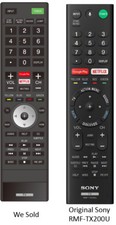 Mando a distancia reemplazado Sony RMFTX200U Ver.2 para Smart TV Sony 4K HDR QHD